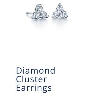Diamond Cluster Earrings